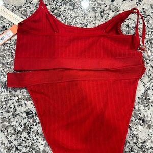 Colsie Vibrant Red Sleeveless Top